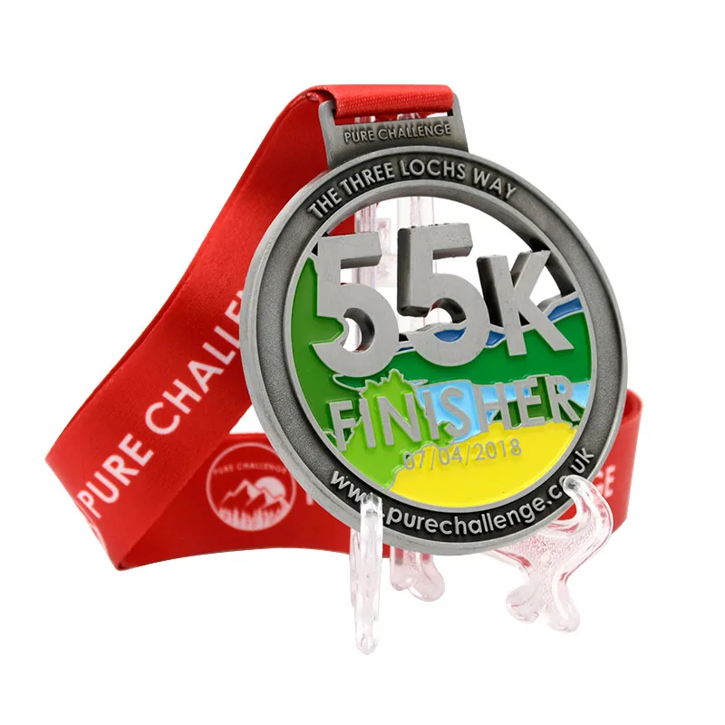 Longzhiyu 17 years china medal maker custom cheap gold marathon finisher medals wholesale metal running race medals