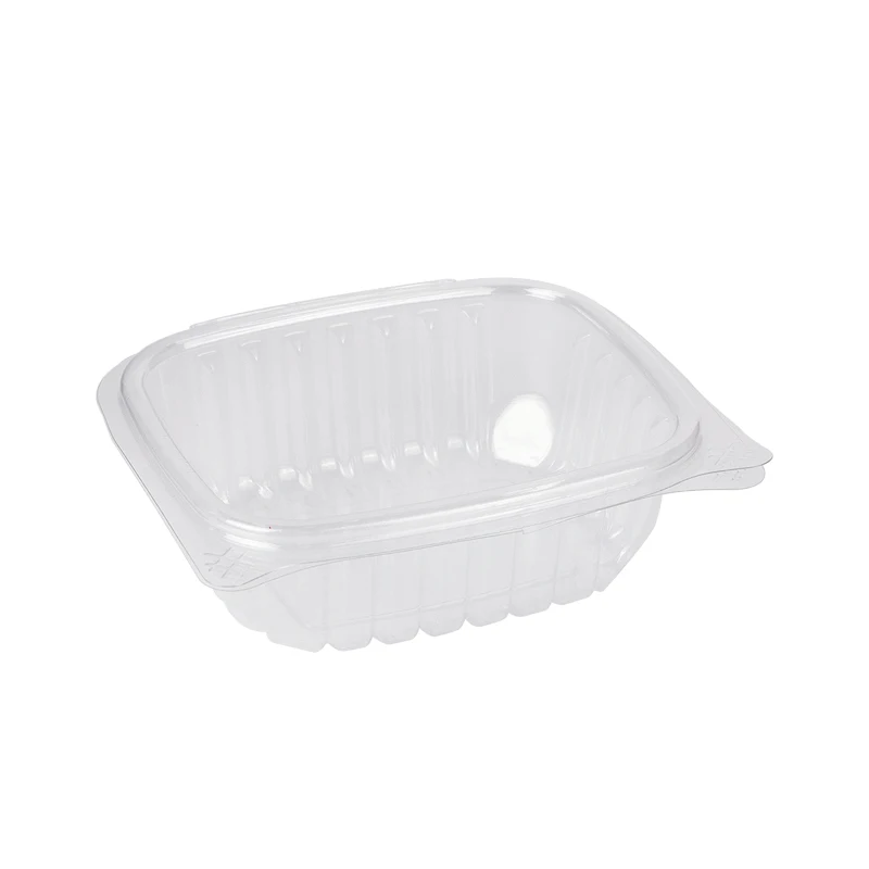 8 12 16 24 32 48 Oz PET Plastic Transparent Clamshell Food Lunch Box Disposable Fruit Salad To-go Containers