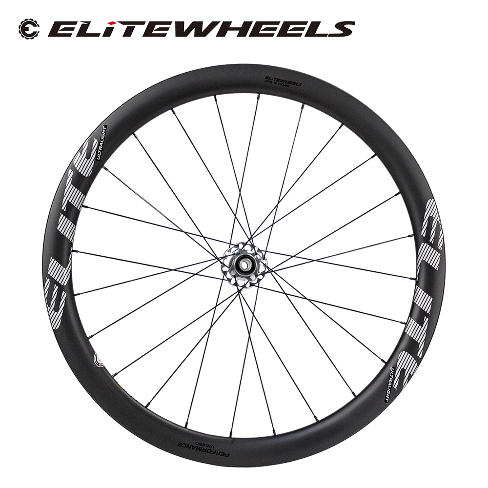 ELITEWHEELS дилер UNI легкий вес 1330 г Углеродные велосипедные колеса 45 мм Глубина с керамическим подшипником 700c колесная пара