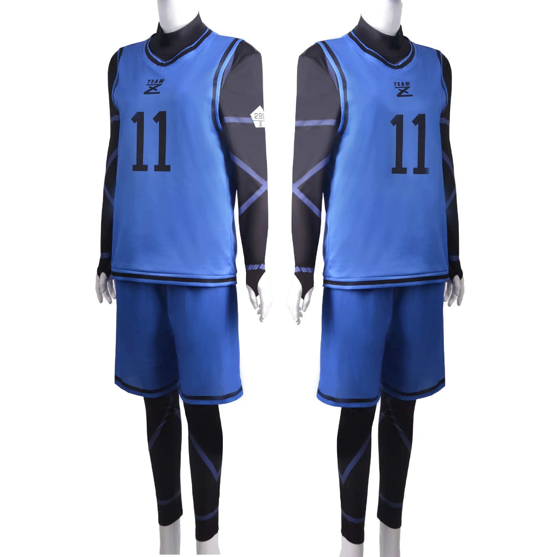 Blue Lock Anime Cosplay Costume Isagi Yoichi Chigiri Bachira Rensuke Kunigami Football Soccer Training Uniform