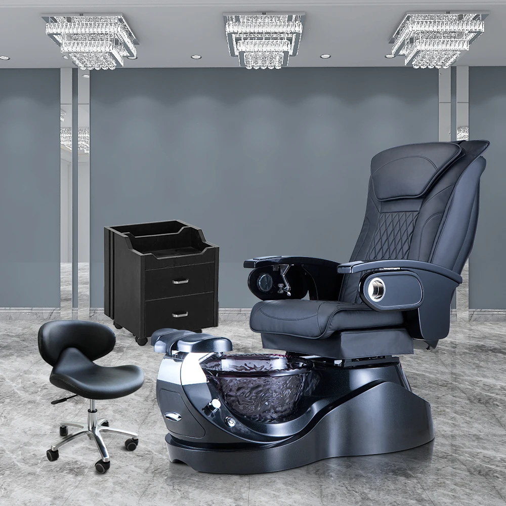 2022 Kangmei New Luxury Modern Whorlpool Plumbing Salon Foot Foot Spa Electric Massage Manicure Pedicure Chair