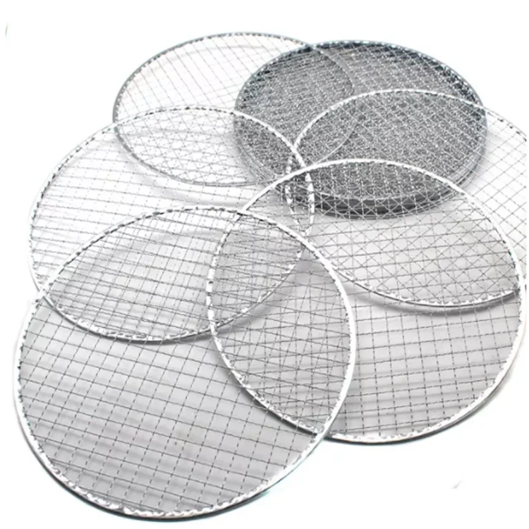 Galvanized/Stainless Steel Reusable Charcoal Grill BBQ Mesh Barbecue Grill Grate