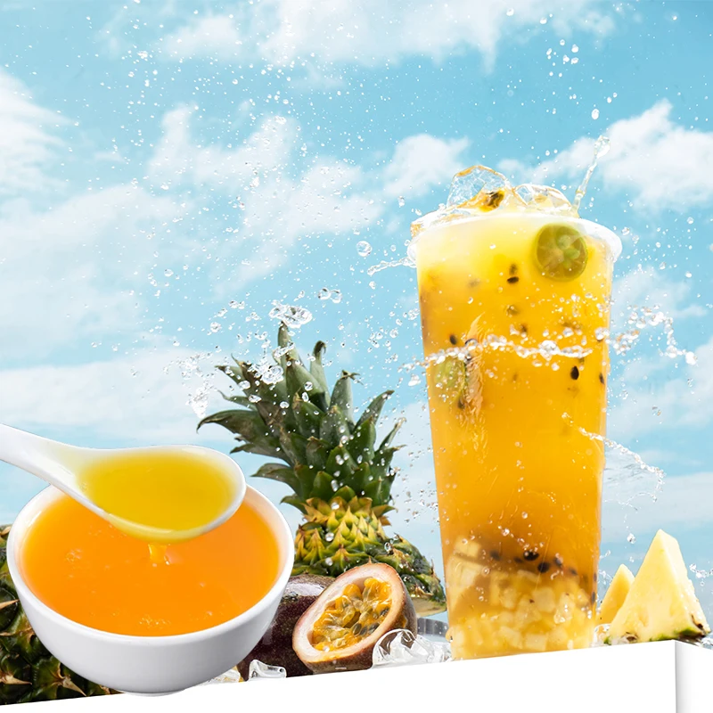 Концентрат маракуйи сок сироп халяльный сертифицированный концентрированный фруктовый для пузырькового чая оптовая продажа