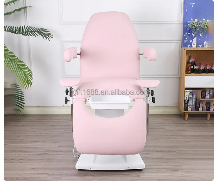 Gynecological Examination Bed Electric Beauty Bed Reclining Chair for Beauty Salon and Hospital Bed