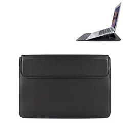Water Proof PU Leather Laptop Sleeve Case Bags with Stand Function Extra Pocket for MacBook Pro