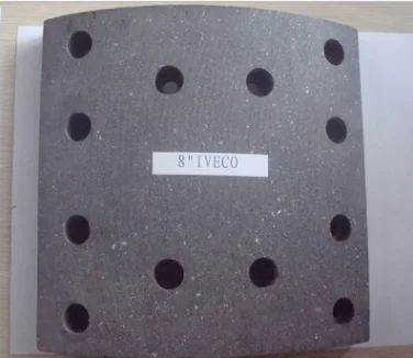 Factory support custom rear 19553 truck Brake lining for Iveco - R.O.R