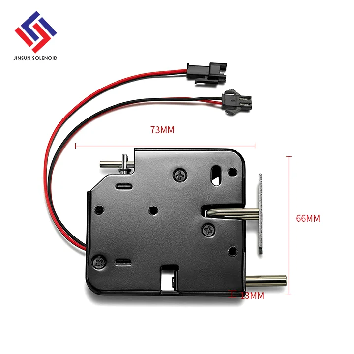 PW-203A 12V dc Electric storage cabinet magnetic vending lock with push rod