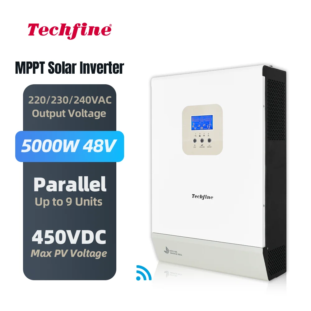 5 ква кВт 48 В Гибридный солнечный инвертор с контроллером заряда mppt все в