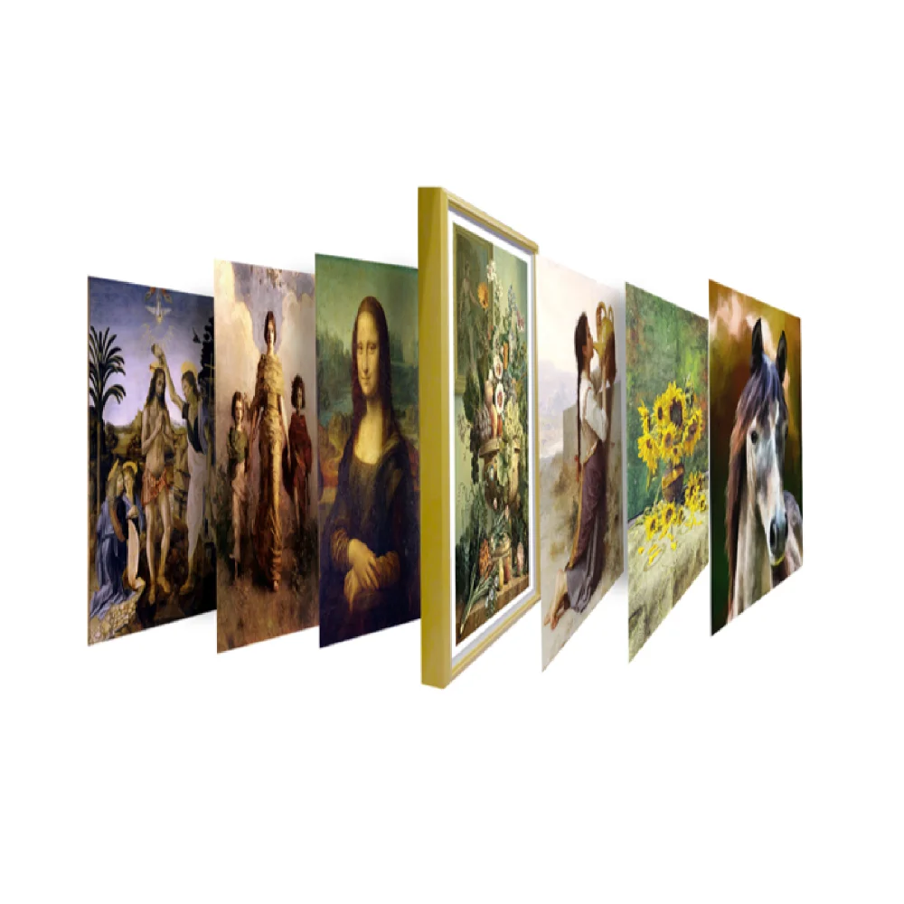 igallery 32' Large size wifi full hd 1080P lcd electronic art digital photo frame with remote control functions