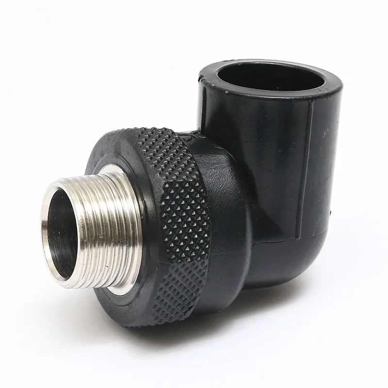 YIXIN Factory Wholesale HDPE Pipe Fitting Equal Elbow 90 Dn20-110 PE Fittings for Hot Cold Water Supply