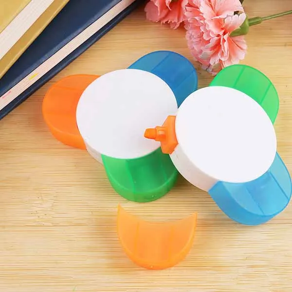 3 in 1 flower shape highlighter pen,custom branding highlighter pens