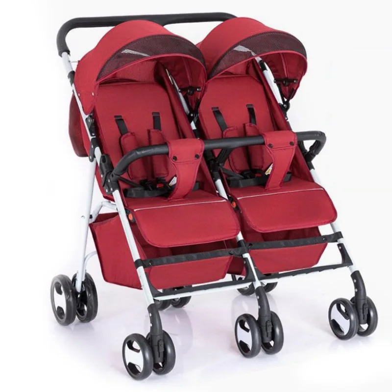 Best Selling Twin Strollers Easy To Fold Of High Landscape Baby Push Chairs For 0-3 Year Old Children