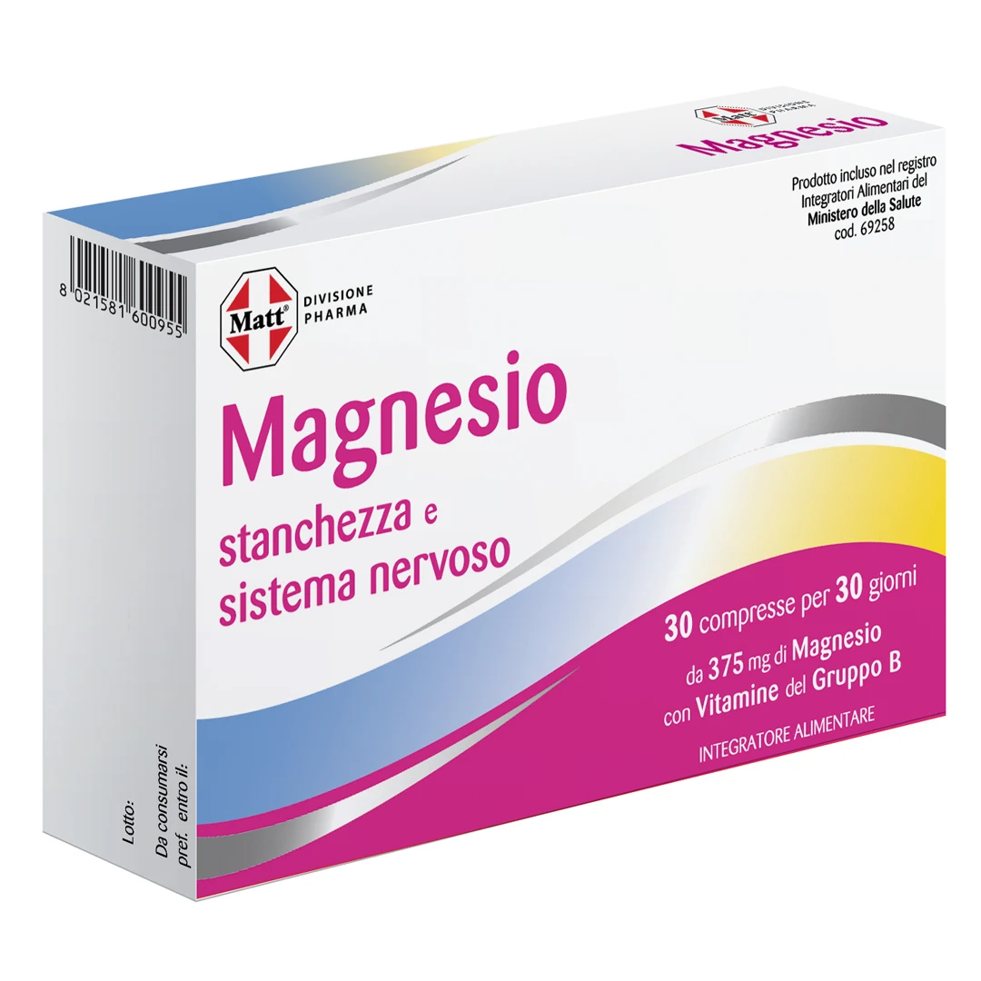 High Quality Healthcare Supplements Energy Supplements Magnesium For Nervous System And Muscolar Functions Reduce Tiredness