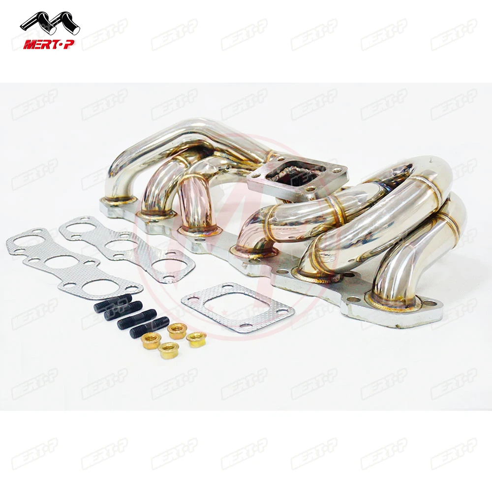 MERTOP RACING HIGH QUALITY SS304 NIS SAN RB20/RB25 LOW MOUNT T3  MANIFOLD