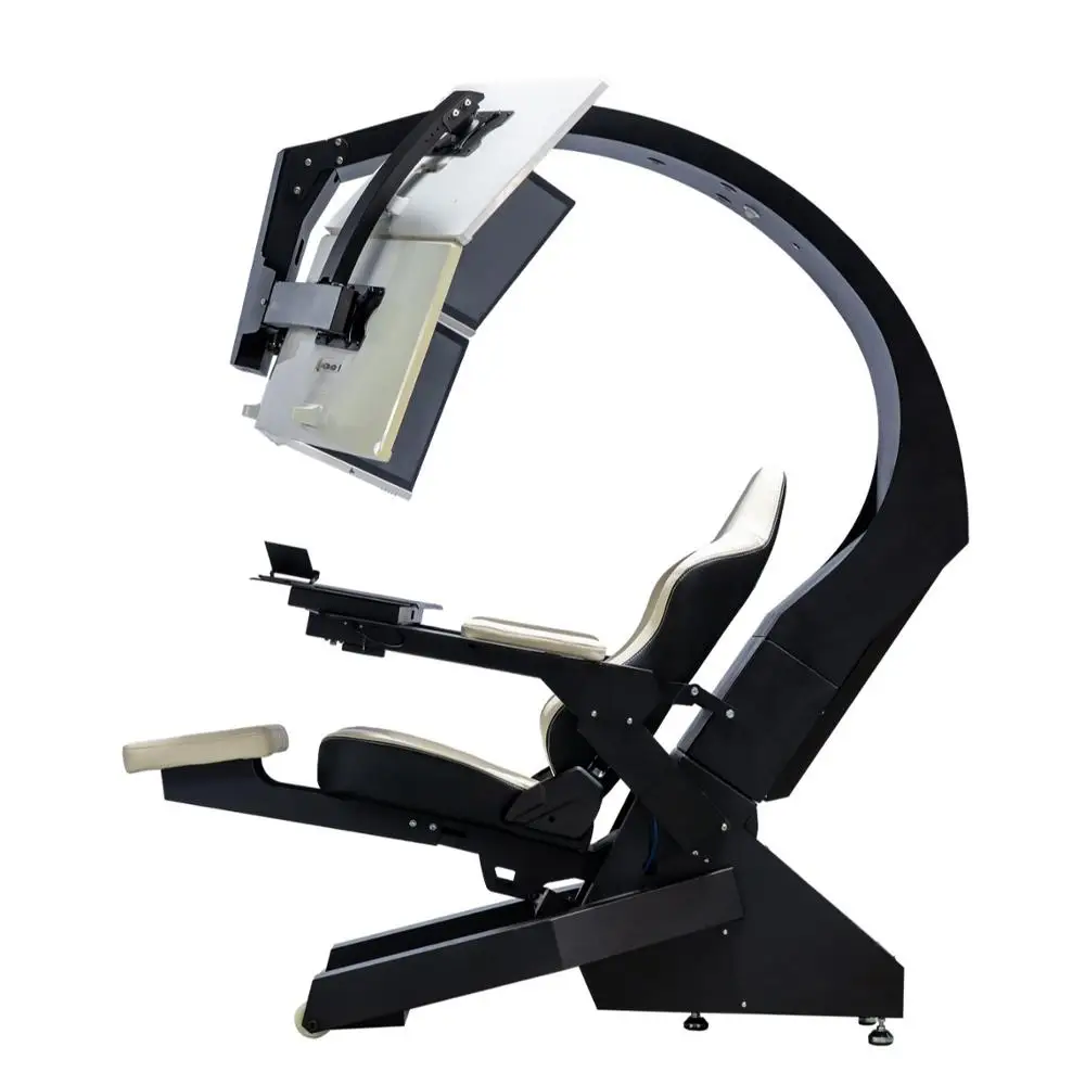 hot selling zero gravity recline PC Chair with massage function better Altwork  support 1 to 5 monitors  Imperator works IW-320