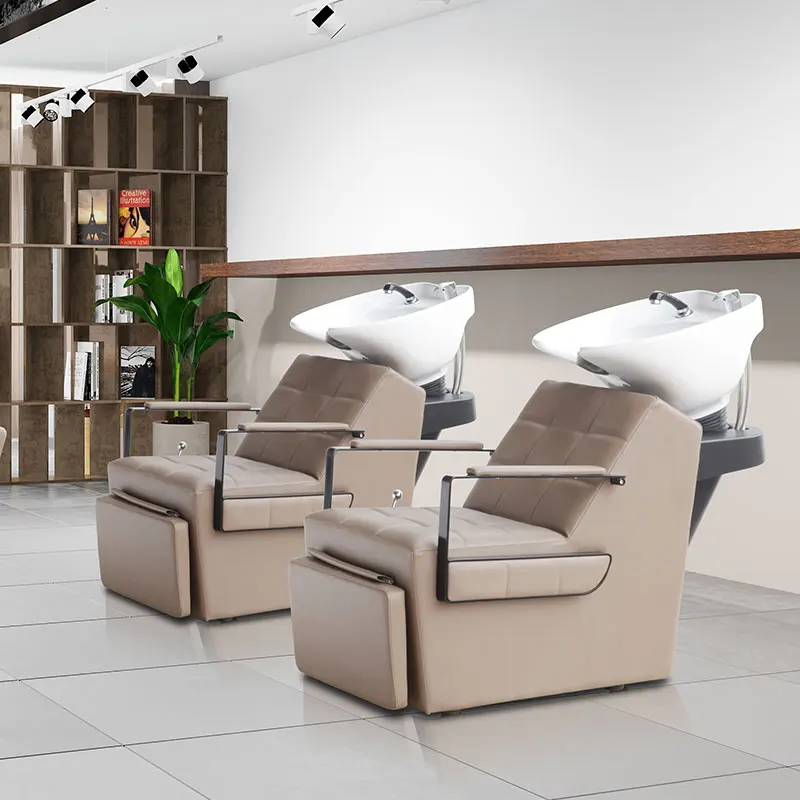 Wholesale Shampoo Chair Backwash Salon Washing Hair Salon Chair With Hair Wash Basin
