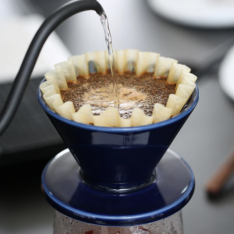 Coffee Filter Cake Type Hand Brew Origami Filter Cup Drip Filter  Hand Brew Accessories