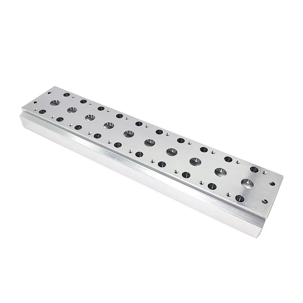 High Precision Aluminum CNC Machining Service Milling Parts Drill Spare Parts With Golden Paint Spraying