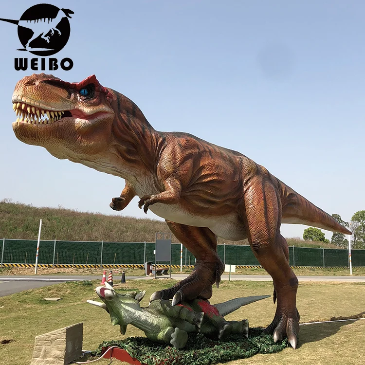 Animatronic dinosaur triceratops lifesize dinosaur model