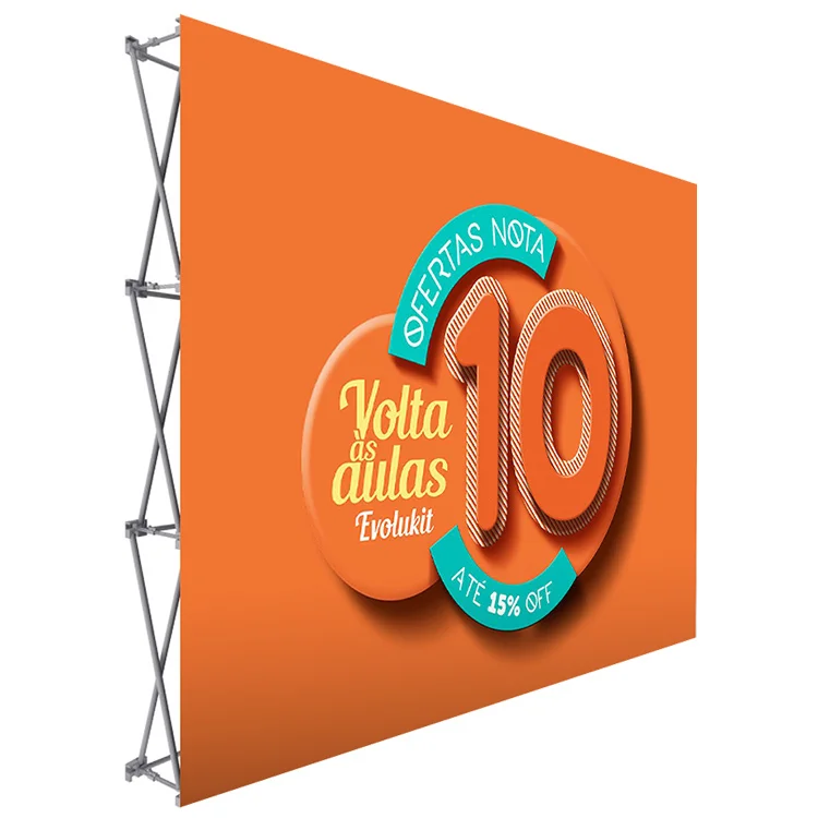 Trade Show Display Pop Up Display Trade Show Tension Fabric Foldable Advertising Pop Up banner stand