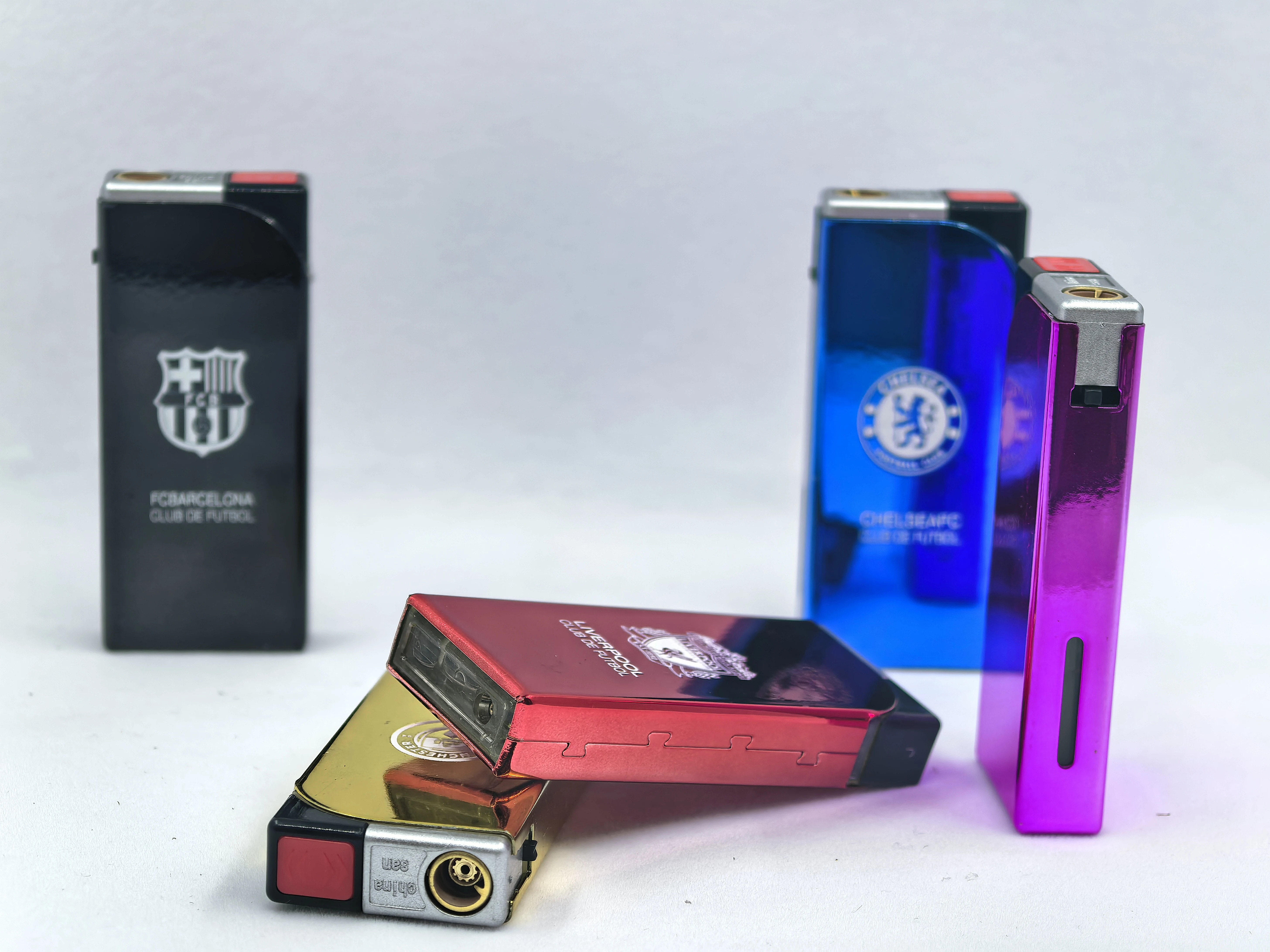 jet torch flame refillable metal cover electric butane gas cigarette lighter