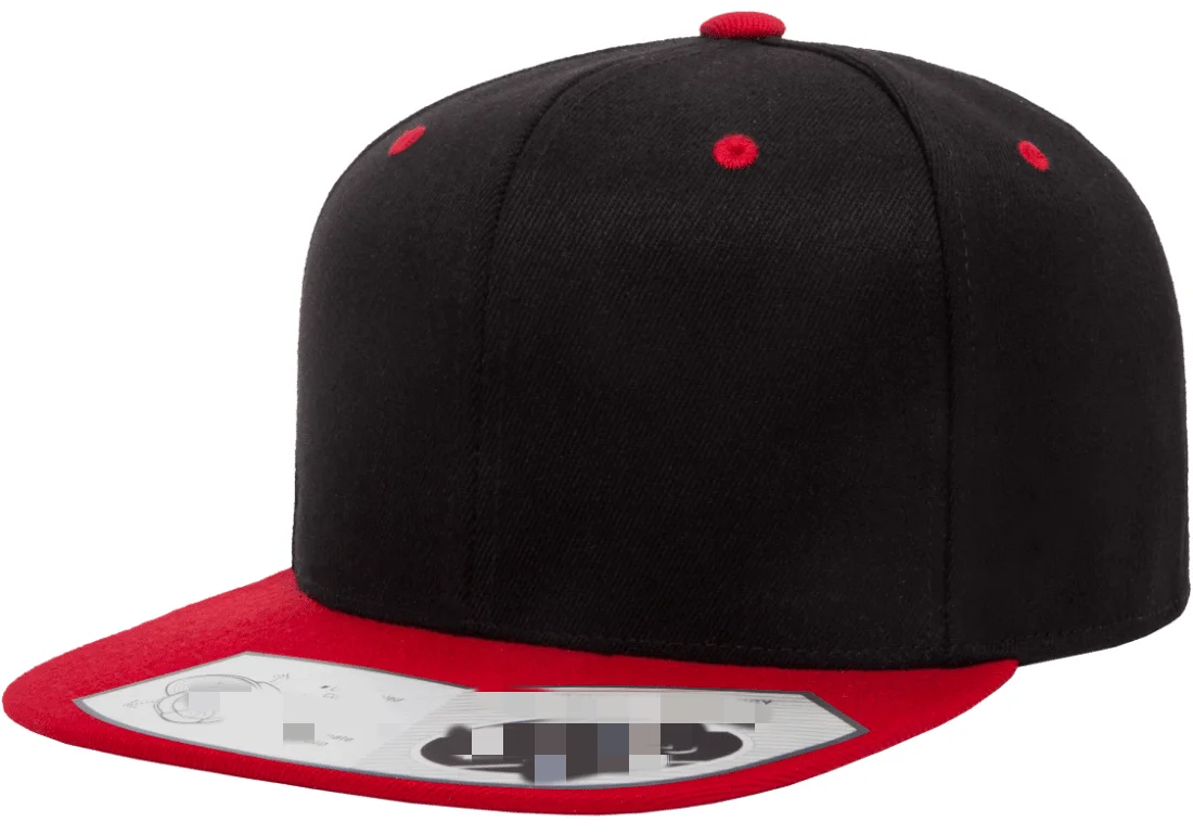 HS44 two tone custom mens blank black plain 6 panel mesh logo gorras flex fit snapback baseball full fitted cap hats