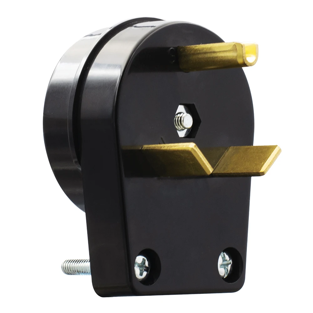 30A Угол вилка стандарта США 2-полюса 3-х контактный Heavy Duty Мужской Женский Разъем rv 30a разъем для