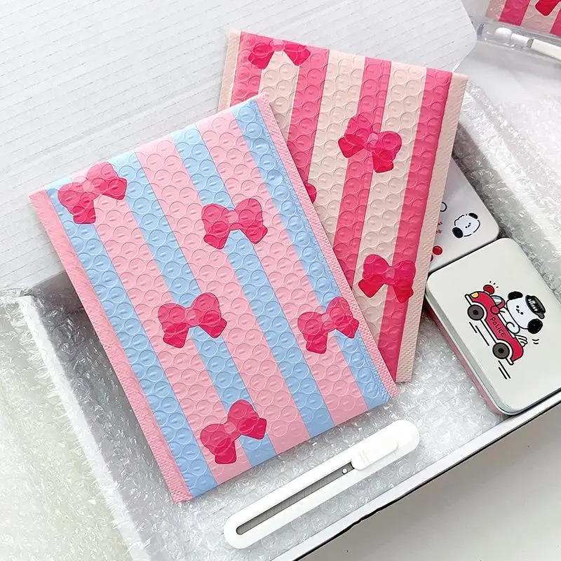 Custom Cute Bow Printed Poly Bubble Mailers Design Padded Shipping Envelopes Mailing Bags for Gifts