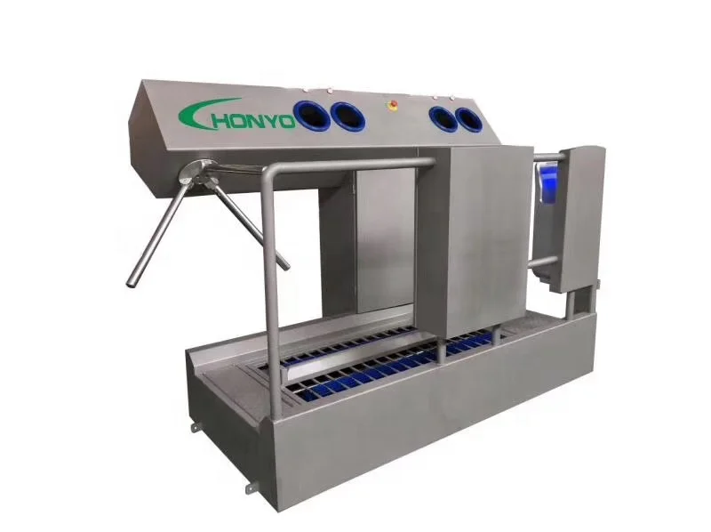 One-Stop Brand New Hygiene Station Boots Washer Machine with Tripod Turnstile