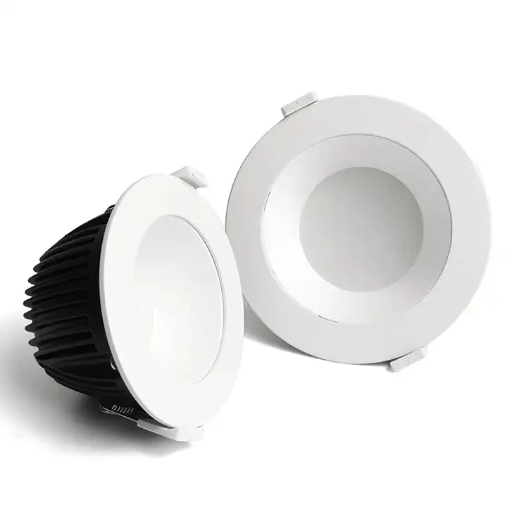 Household waterproof and anti fog bathroom kitchen LED spotlight embedded ceiling COB deep anti glare down light