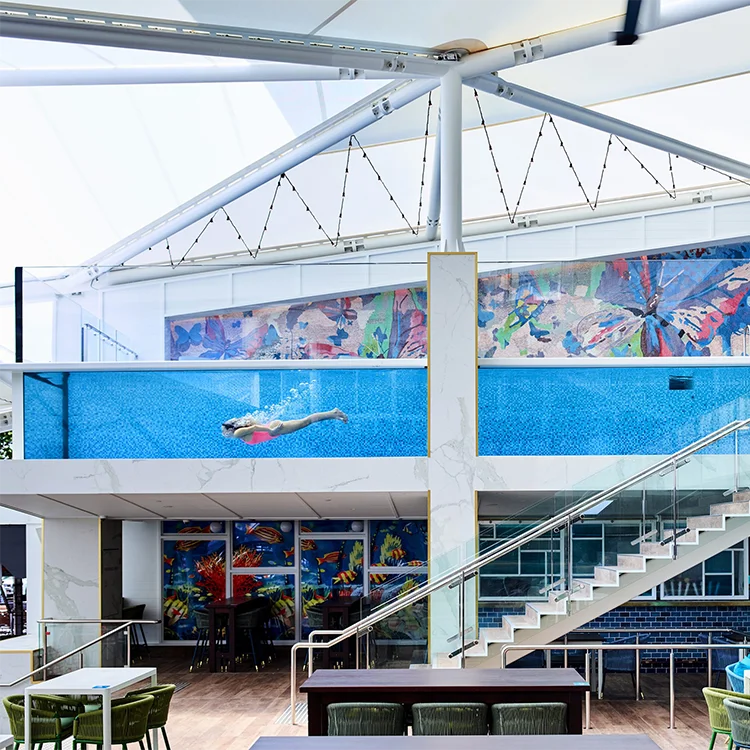 Factory overground large 20-800 mm acrylic sheet clear acrylic wall swimming pool outdoor designs