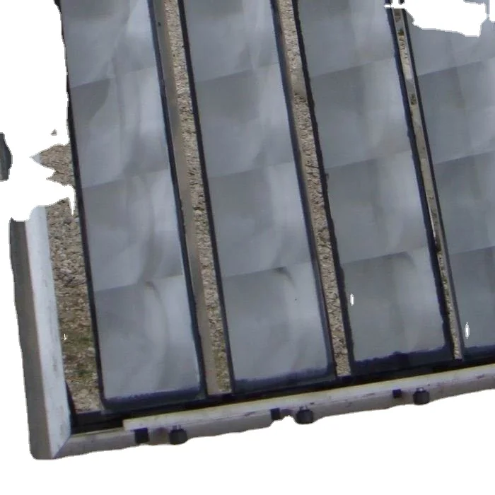 Array fresnel lens for solar in PMMA or Acrylic
