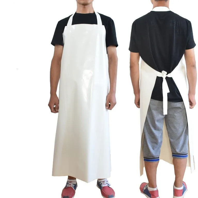 Cheap price Wholesale Adjustable Neck waterproof tpu aprons for food industry