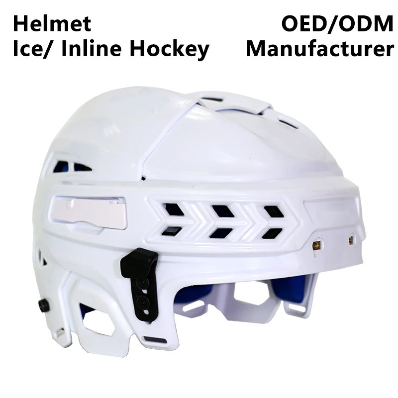 Customized ice hockey inline hockey helmet OEM Factory production Add your brand to the helmet Includes mask custom colors