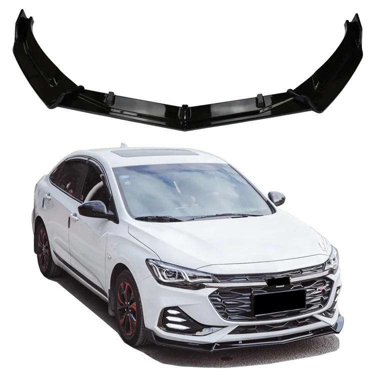
New Customizable Colors carbon fiber Combat style Polypropylene Three-section Bumper Front shovel For Chevrolet Monza 