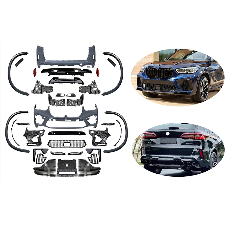 F95 X5M Competition facelift bodykit car front bumper rear bumper wheel archs for BMW X5 Series G05