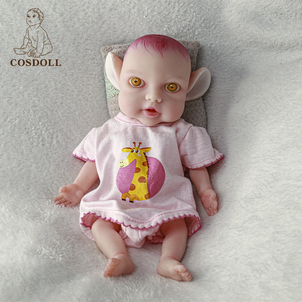 COSDOLL Solid silicone Elf baby doll reborn baby doll Platinum Newborn Baby Dolls