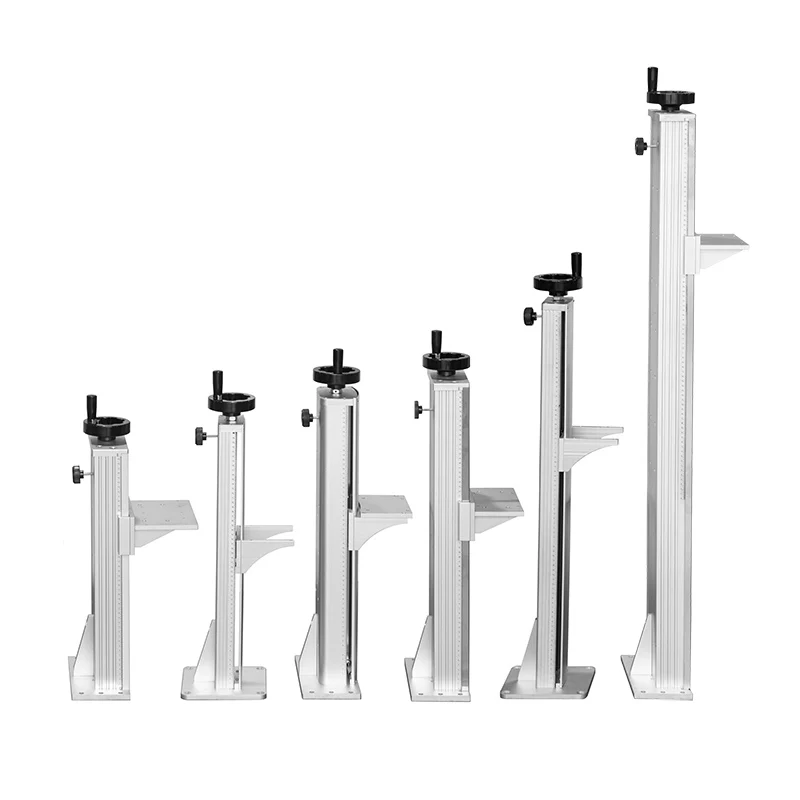 Z Axis Lifting Column High Pillar Z Axis For Fiber CO2 UV Laser Marking Machine 500-800mm Engraving Machine Parts
