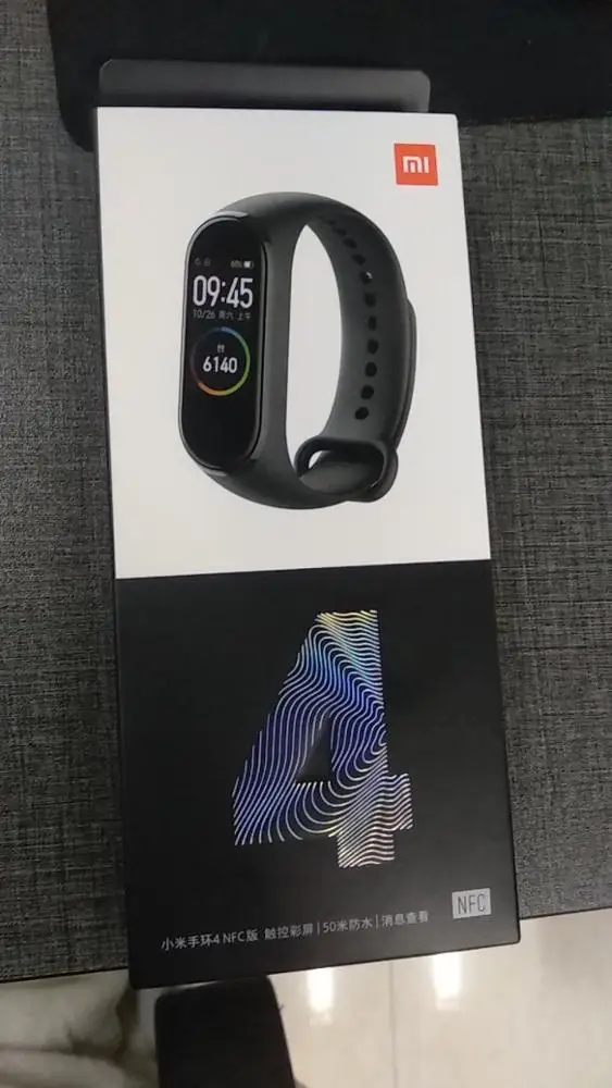 Xiaomi официальная Оригинальная китайская версия Mi Smart Band 4