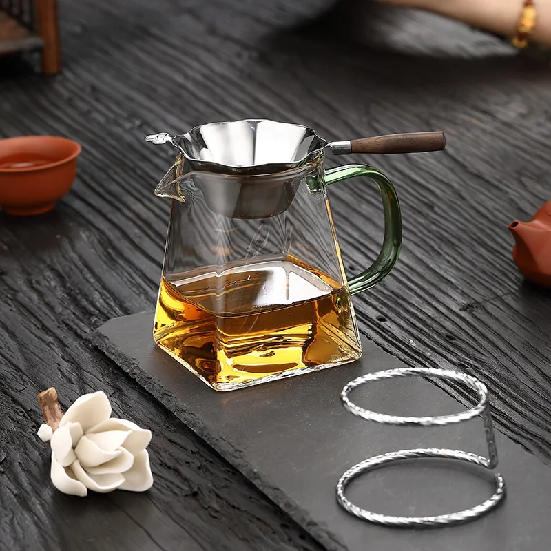 Wholesale Metal Stainless Steel 304 Wire Strainer stainless steel tea strainer with wooden handle