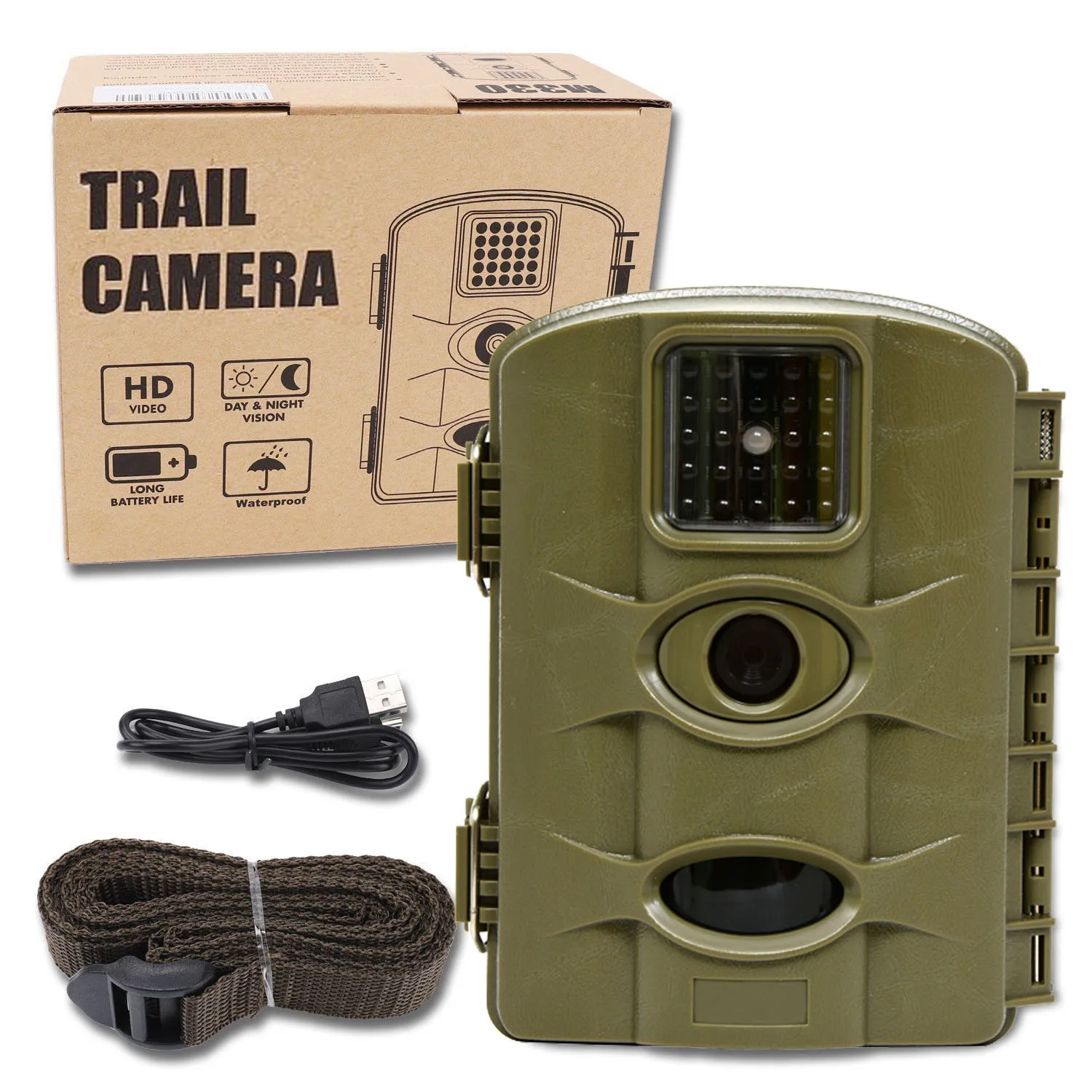Motion Activated Hunting Camera Night Vision Waterproof Game Camera 16MP/20MP Trail Camera for Wide Life Monitoring
