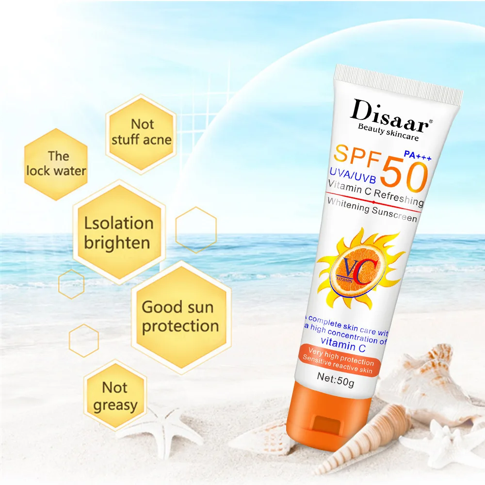 Sunscreen SPF50 + Summer Full Face And Body UV Waterproof Sunscreen Facial Sunscreen