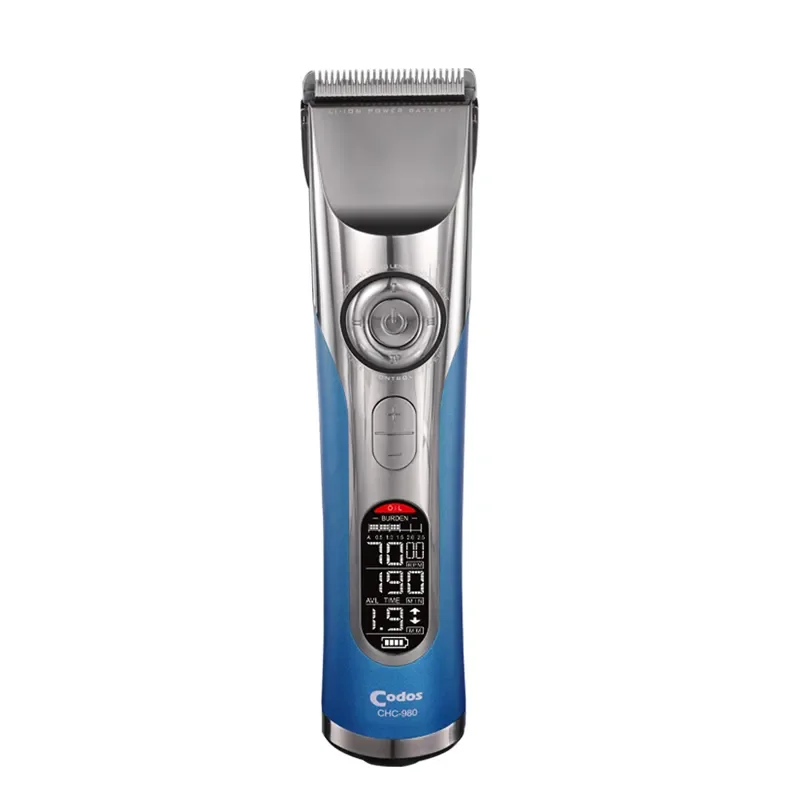 CODOS CHC-980 electric hair clipper professional rechargeable cordless trimmer LED display hair clip