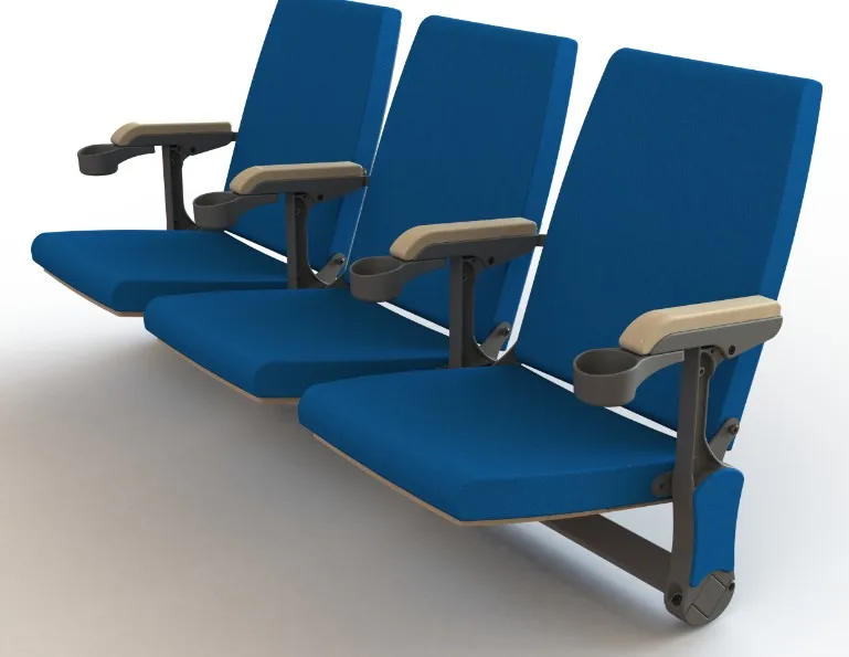 JY-780 high level theatre vip chair telescopic retractable bleacher seat seating system