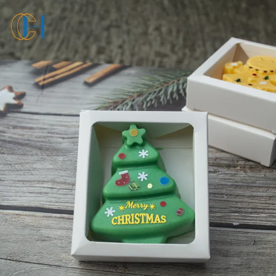 C&H Christmas Strawberry Luxury Custom Creative Charming Relaxing Luxury Skin Cold Made Soap With Custom Package