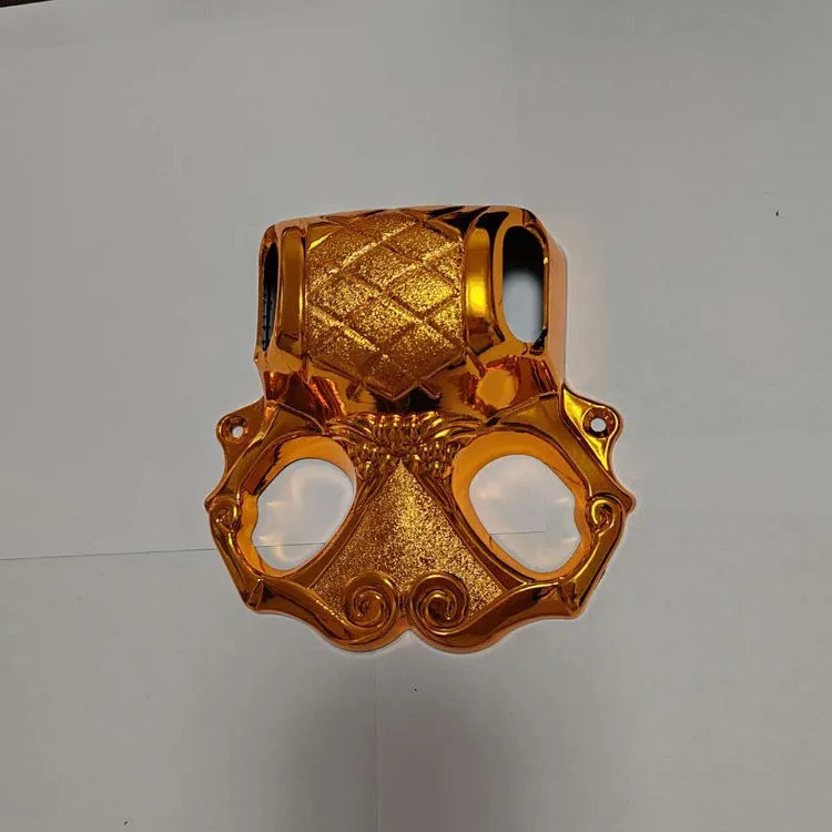 FModel 4 African market plastic coffin corners set custom deep golden wooden casket hardware funeral Accessories decorations