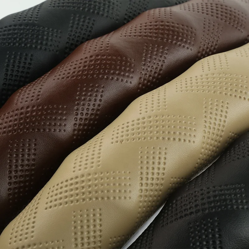 Durable and high-quality universal car accessories brown fashionable leather steering wheel cover