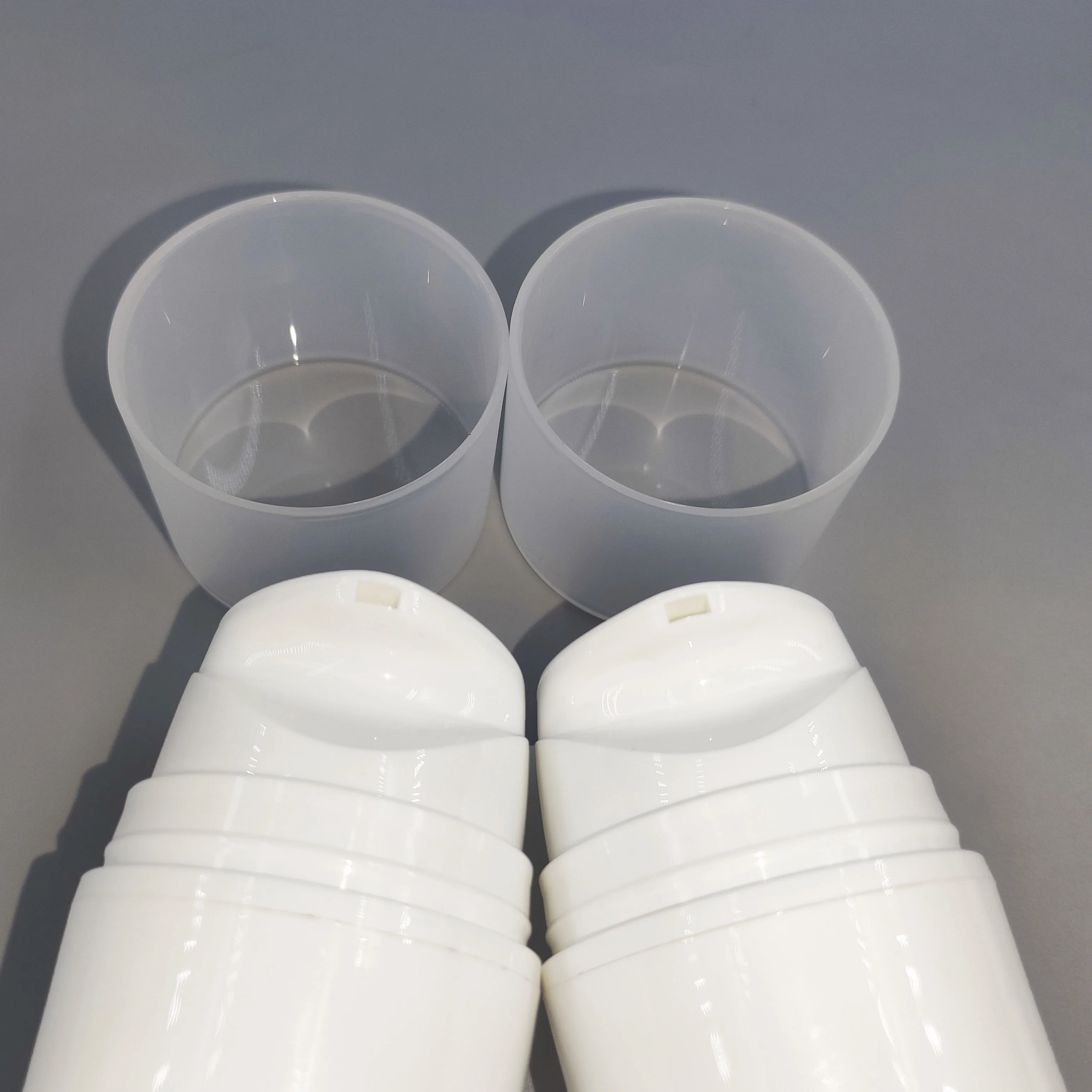 factory wholesale airless pump bottles custom empty 15ml 30ml 50ml 80ml 100ml 120ml  colorful pp airless lotion pump bottles