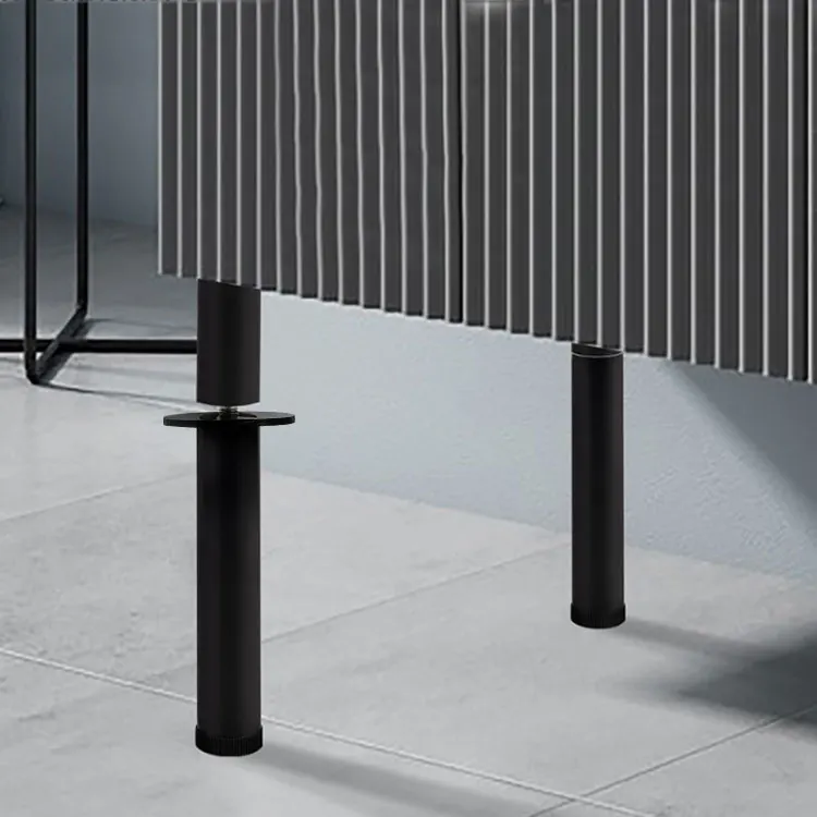 Furniture Feet Hardware Accessories Heavy-Duty Iron Metal Cabinet Sofa Legs Table Bed Cylindrical Support