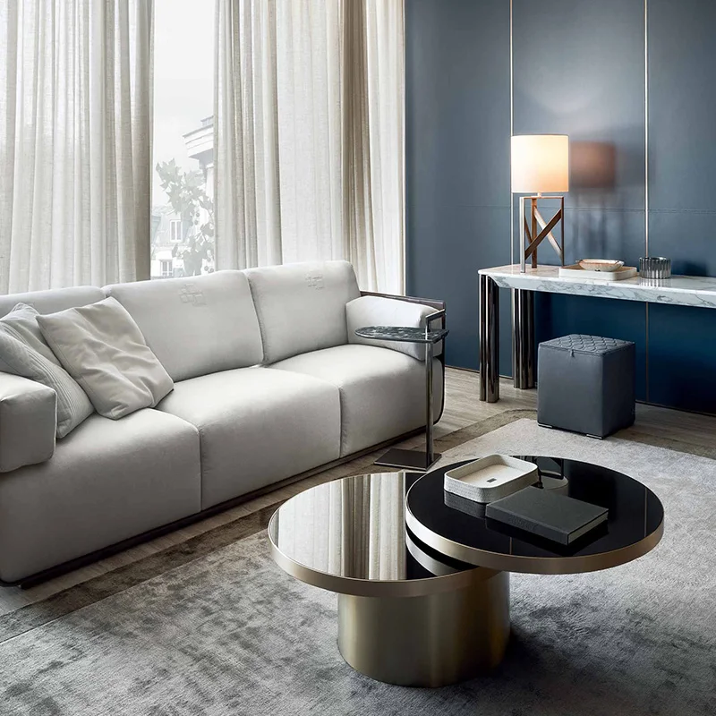 living room furniture contemporary designer high quality simple luxury chic style fashion modern coffee table set